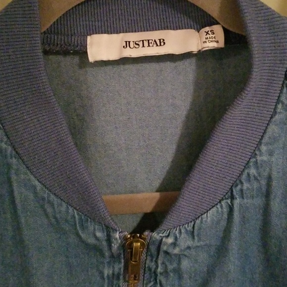 Justfab lightweight denim jacket XS - Picture 2 of 7